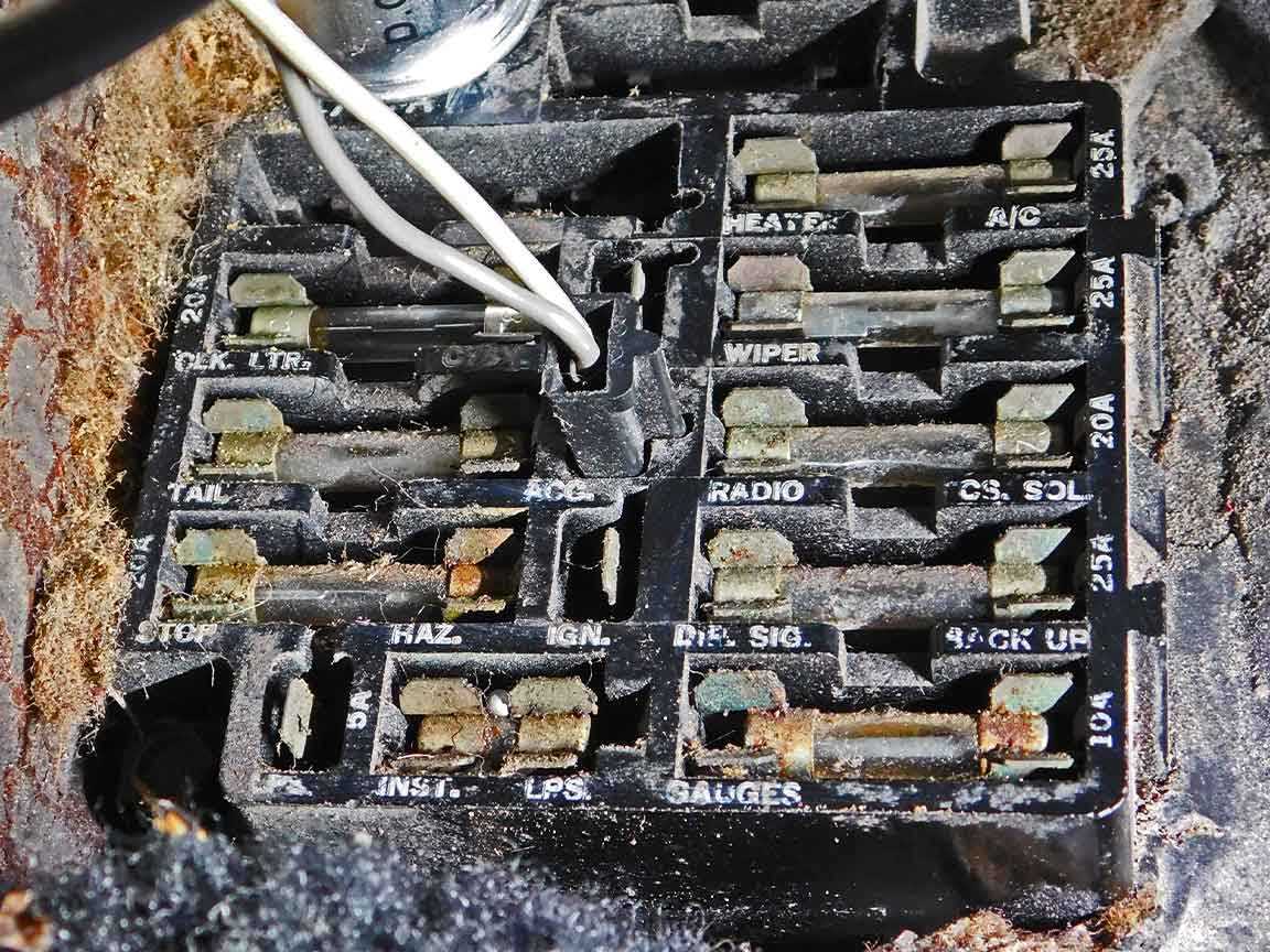 1976 corvette fuse box diagram