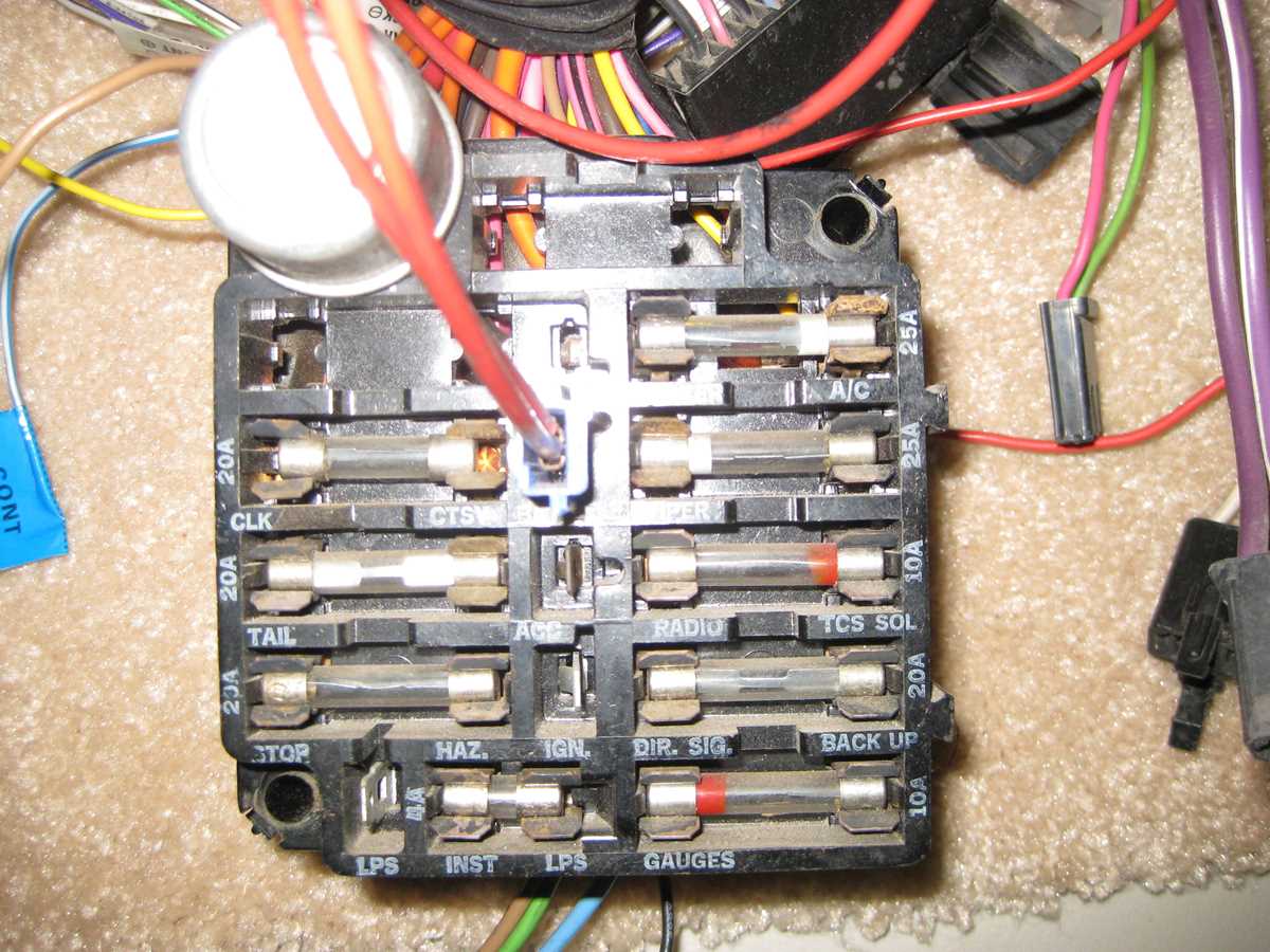 1978 chevy c10 fuse box diagram
