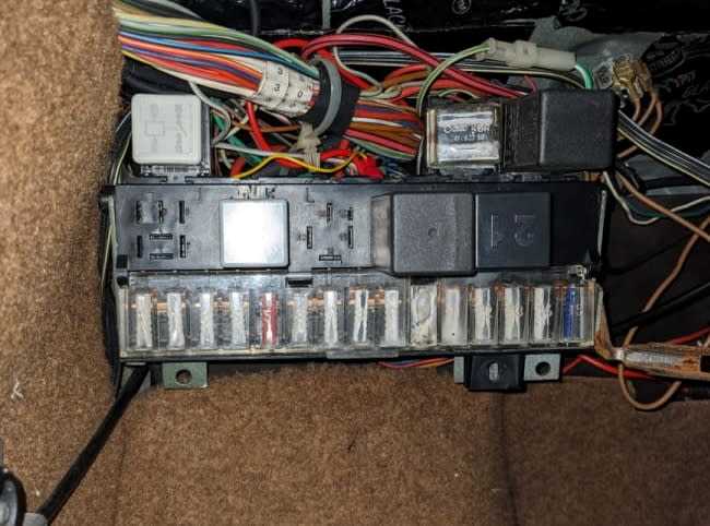 1978 vw rabbit fuse box diagram