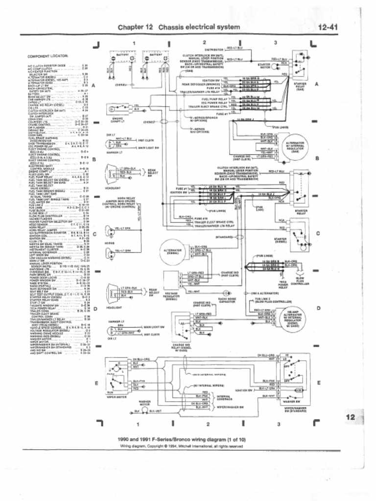 1978 bronco fuse box diagram