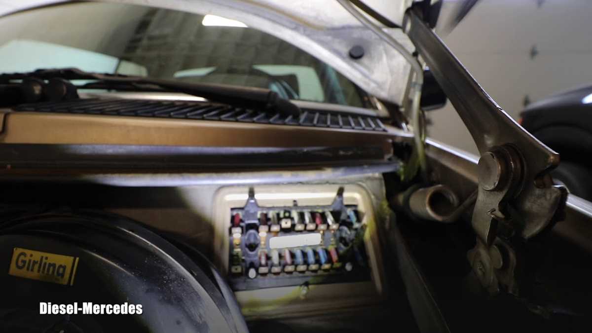 1979 mercedes 300sd fuse box diagram
