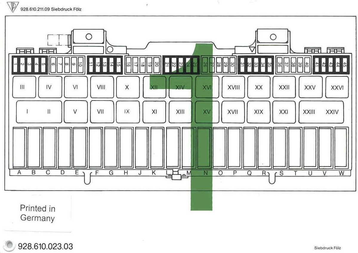 1981 porsche 928 fuse diagram