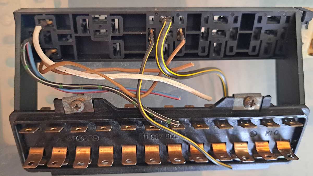 1981 vanagon fuse box diagram