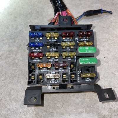 1982 camaro fuse box diagram