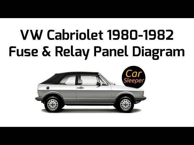 1982 vw rabbit fuse box diagram