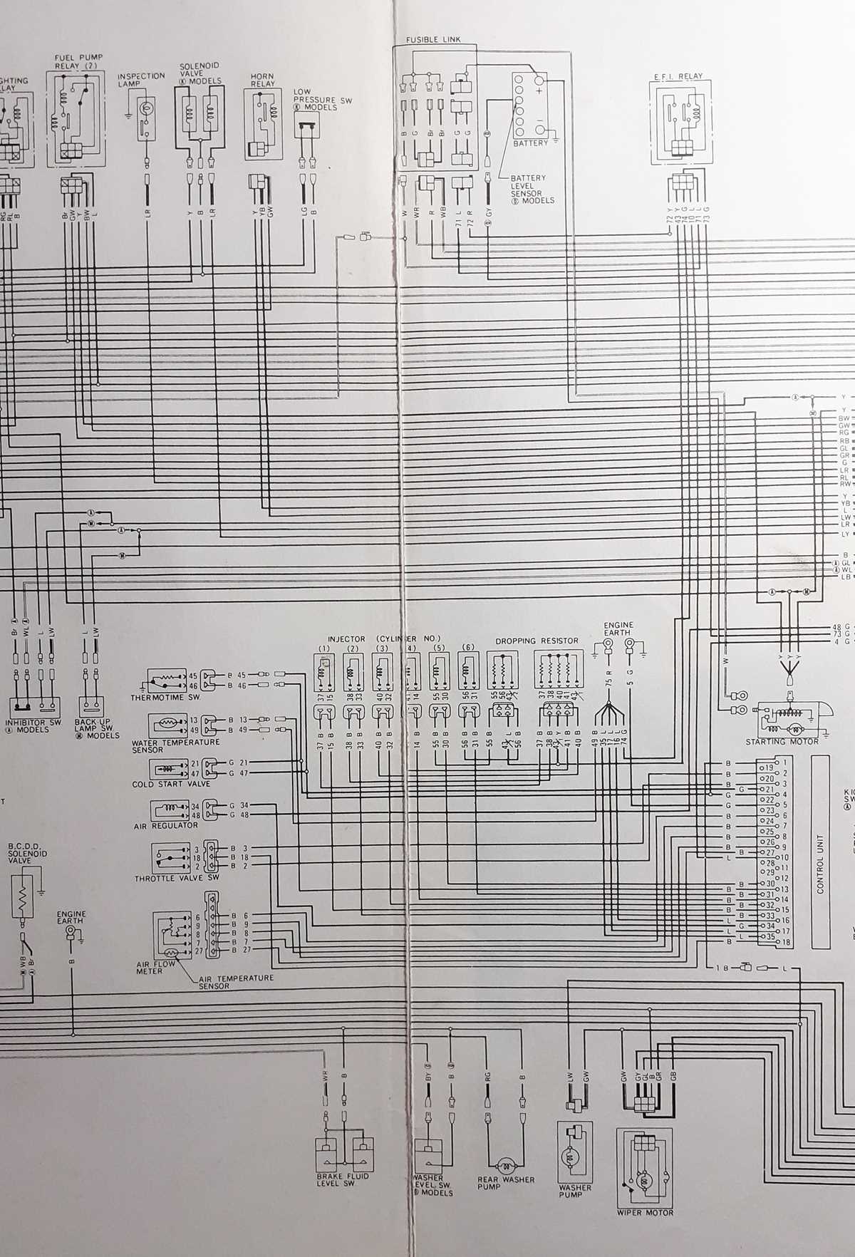 1983 datsun 280zx fuse diagram