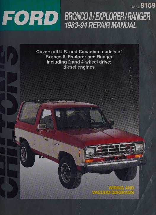 1983 ford bronco fuse box diagram