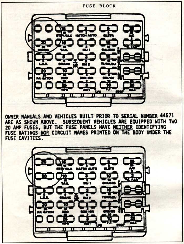 1984 c4 corvette fuse box diagram