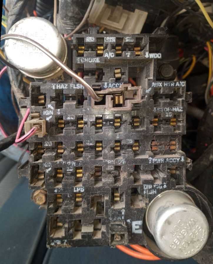 1984 chevy g30 van fuse box diagram