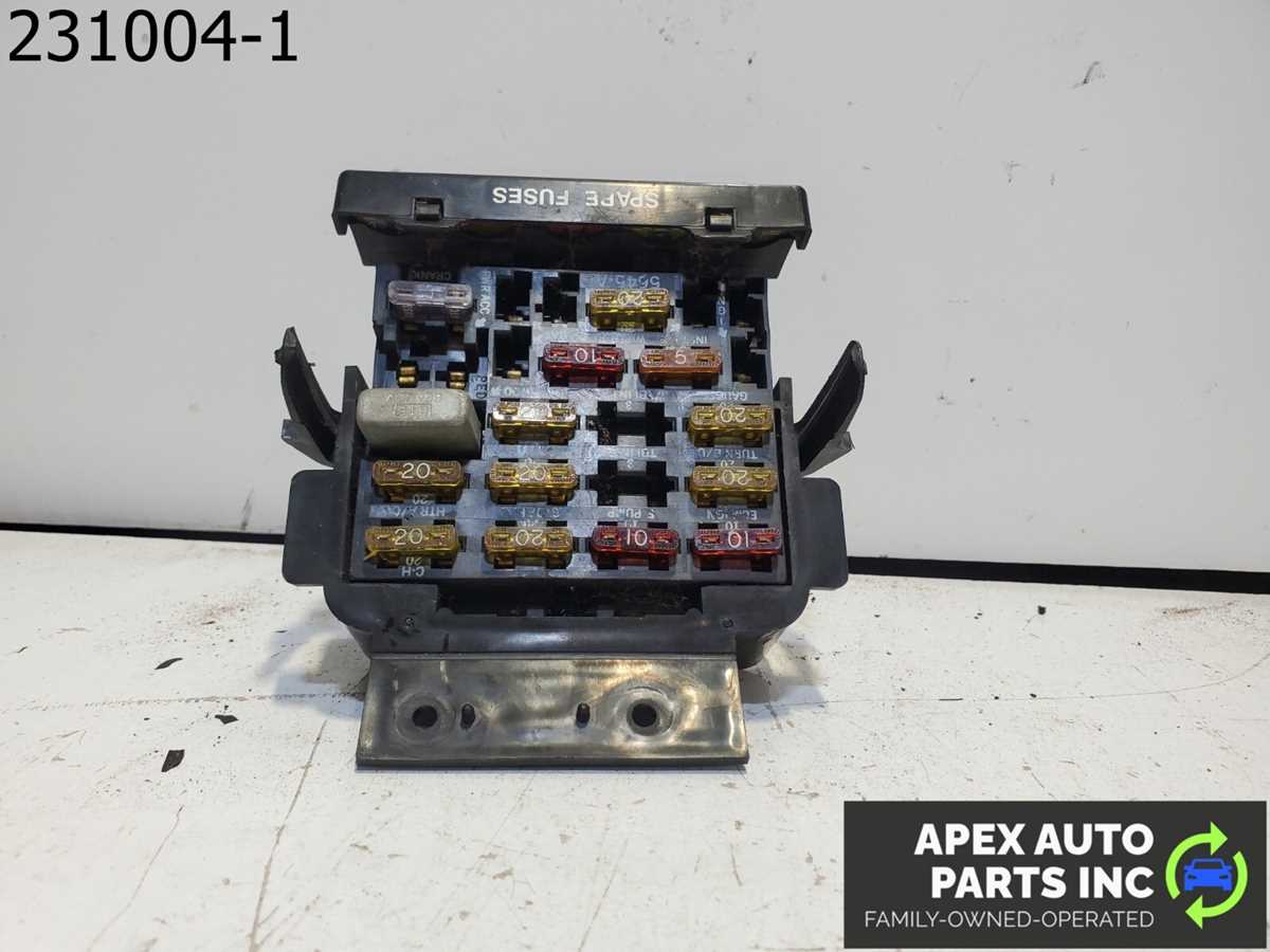 1984 fiero fuse box diagram