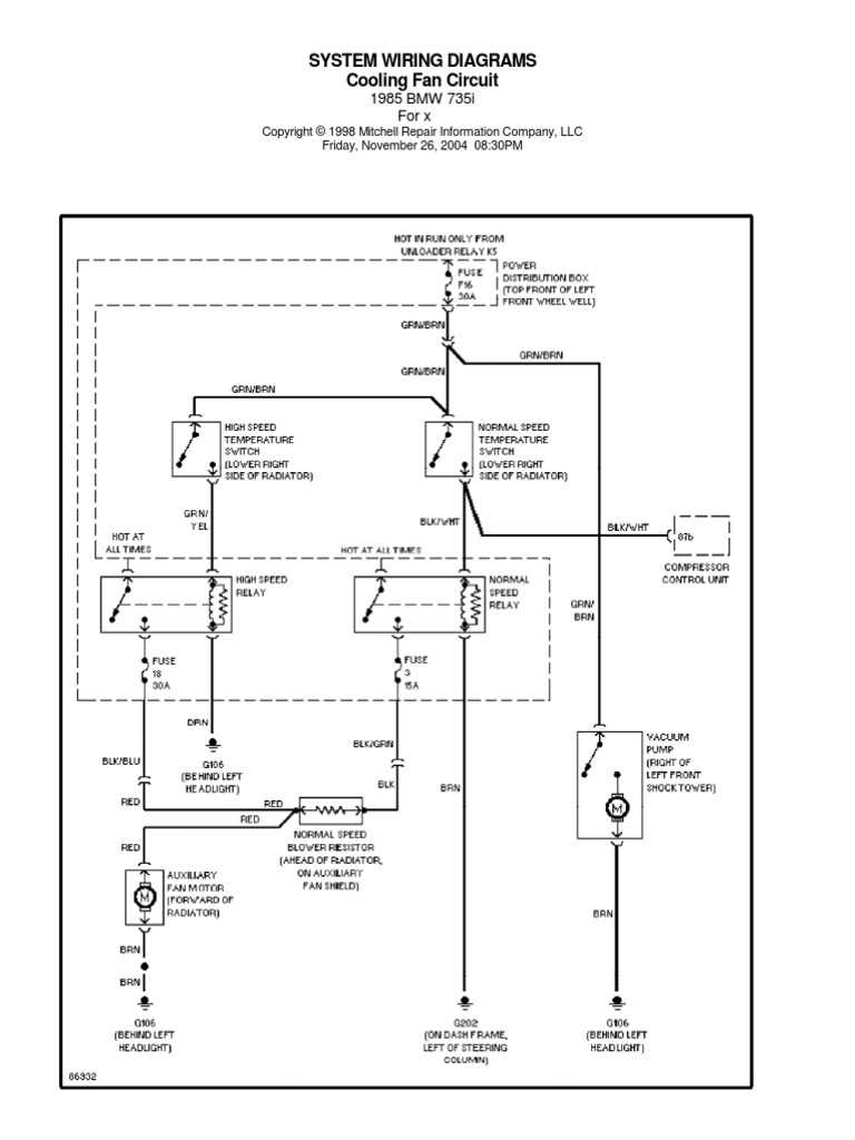 1985 bmw 325e fuse box diagram
