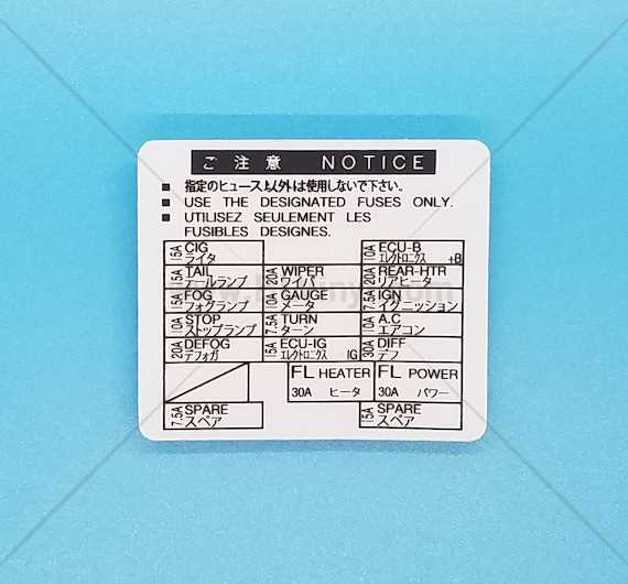 1985 ford f350 diesel fuse diagram