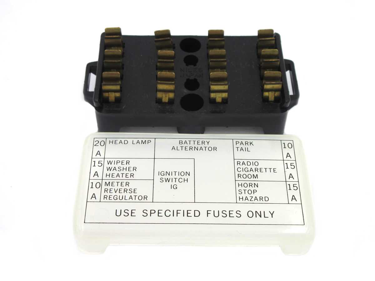 1985 nissan pickup fuse box diagram