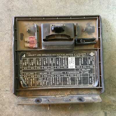1986 nissan pickup fuse box diagram