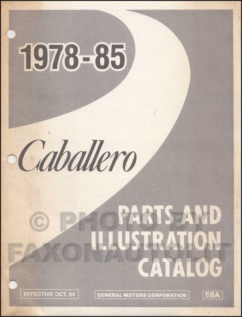1986 gmc caballero fuse panel diagram