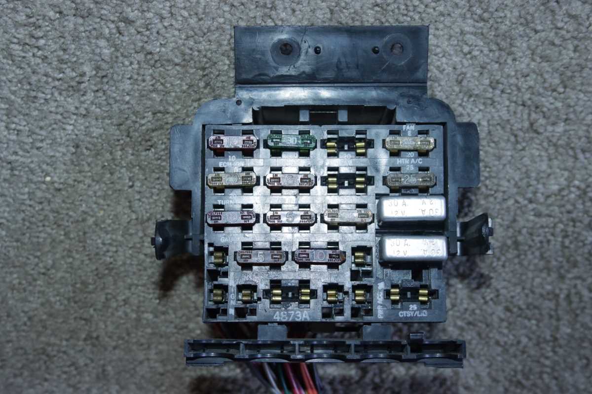1987 pontiac fiero gt fuse box diagram