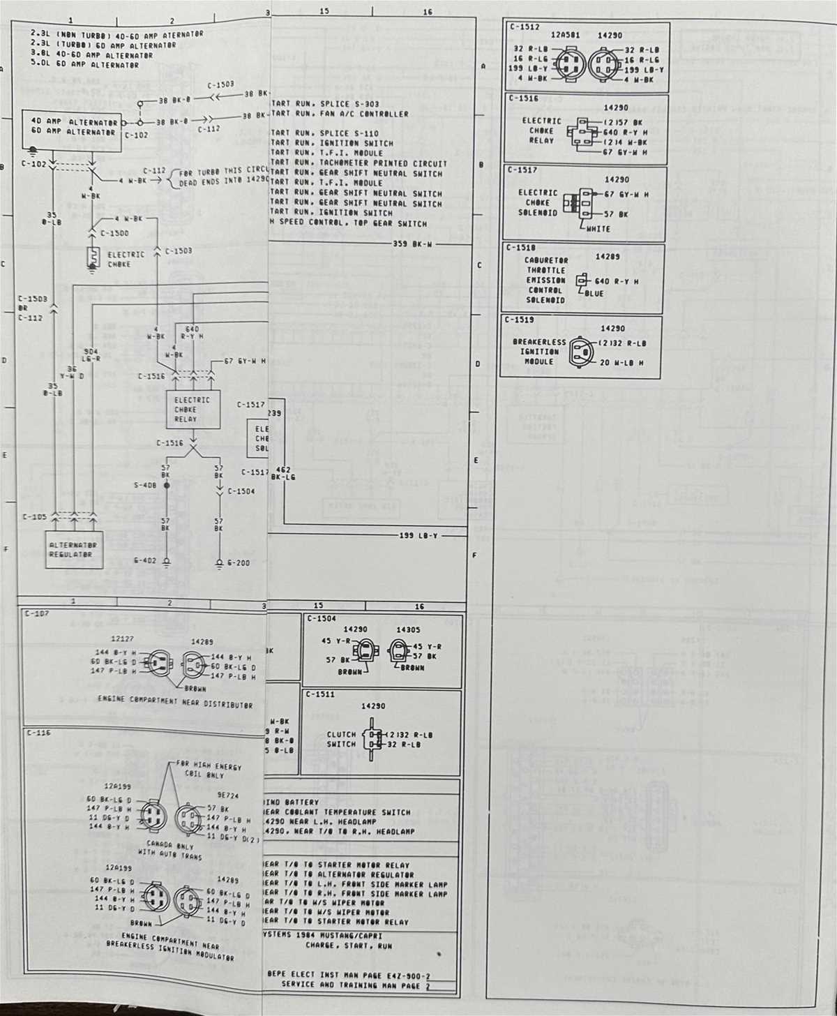 1988 ford 250 fuse box diagram
