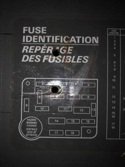 1988 ford f350 fuse box diagram