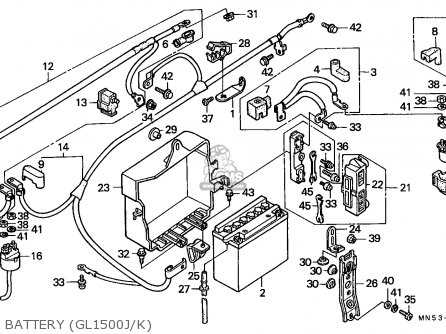1988 gl1500 fuse box diagram