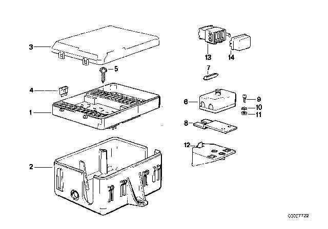 1989 bmw e30 325i fuse box diagram
