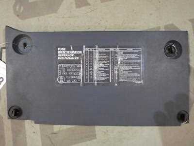 1989 ford f350 fuse panel diagram