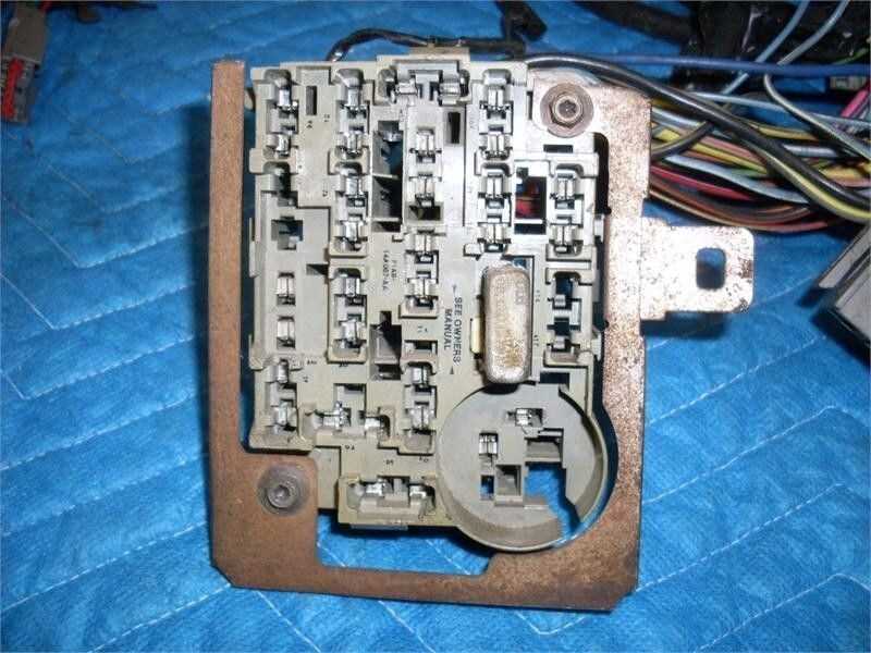 1989 ford mustang fuse box diagram