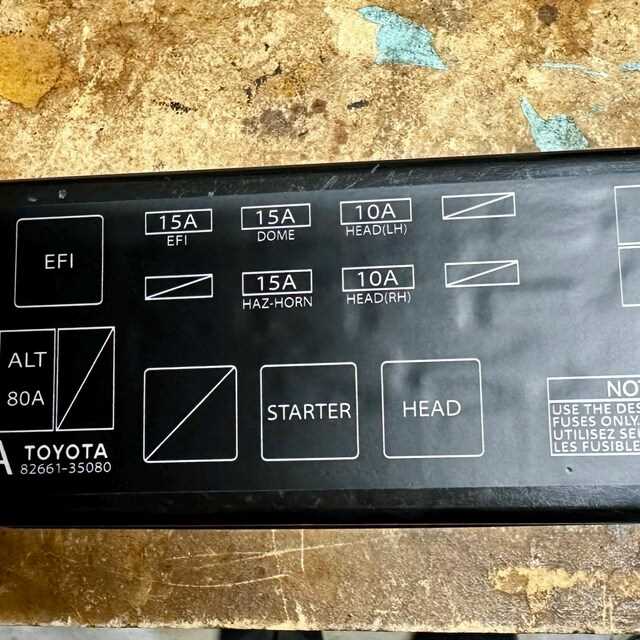 1989 mr2 fuse box diagram