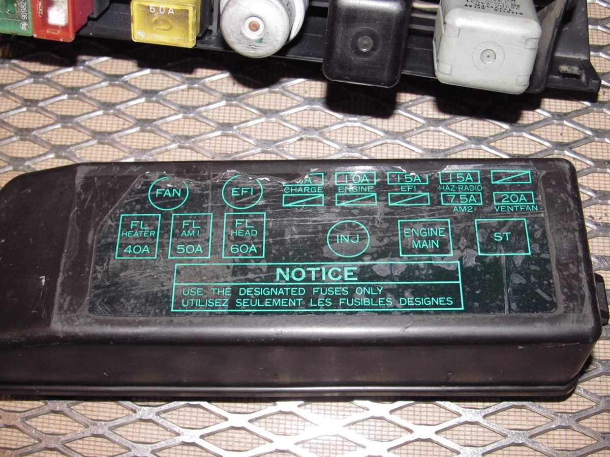 1989 mr2 fuse box diagram