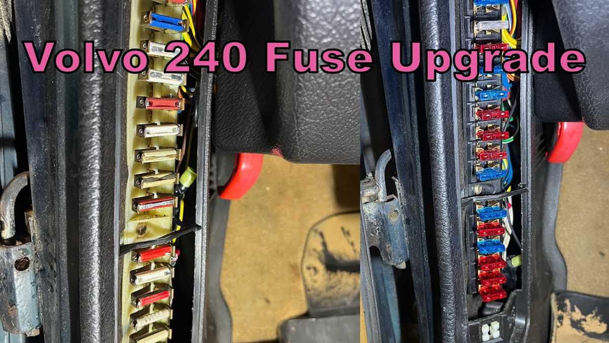 1989 volvo 240 fuse box diagram