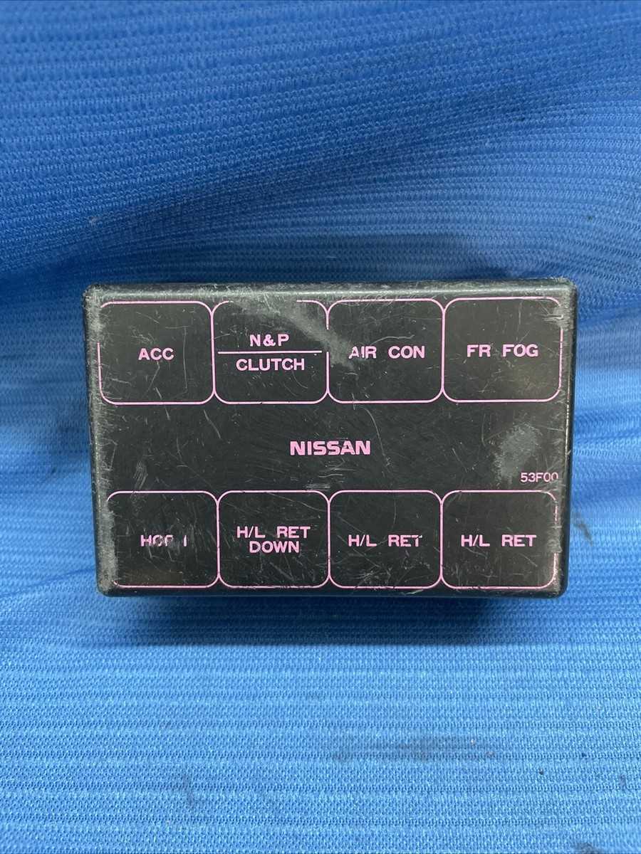 1989 nissan 240sx engine bay fuse box diagram
