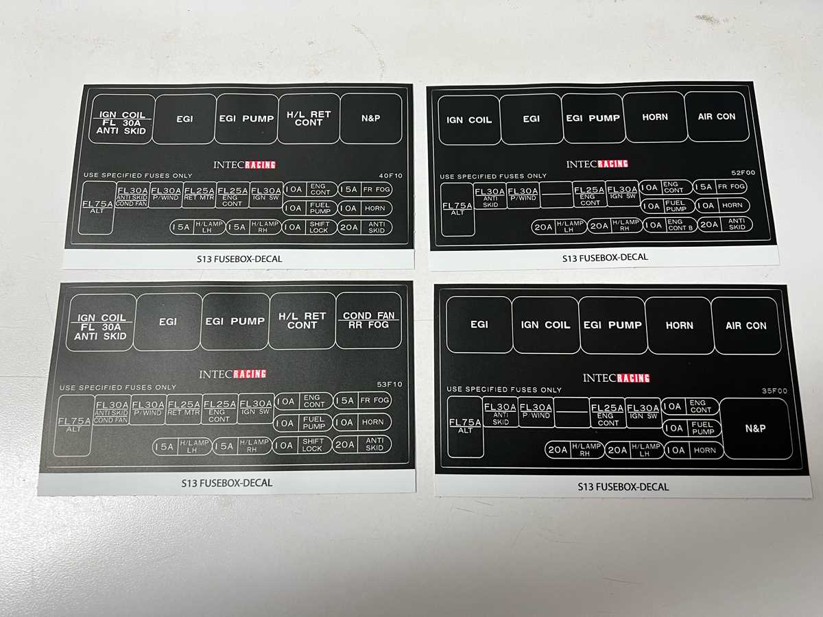 1989 nissan 240sx fuse box diagram