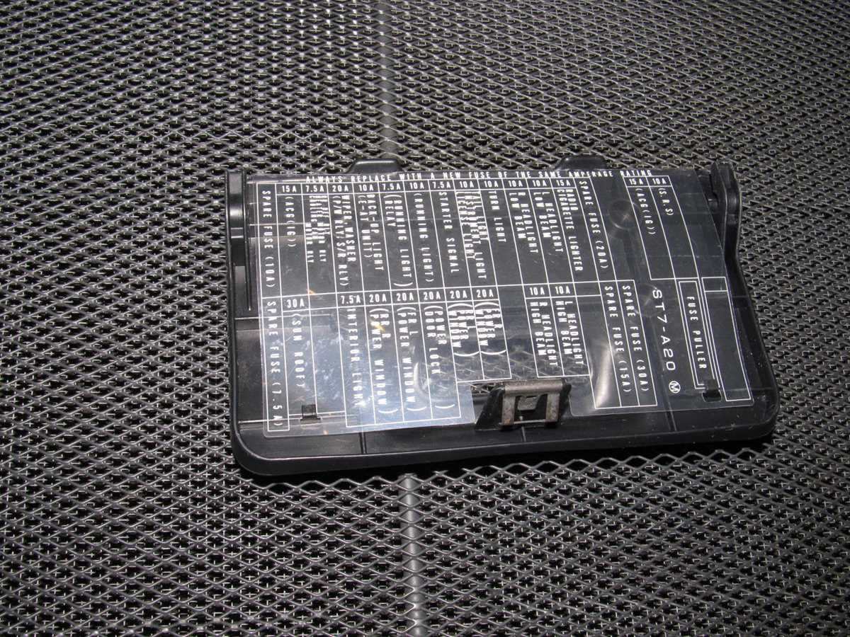 1990 acura integra interior fuse box diagram