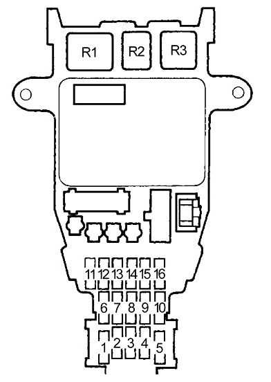 1990 honda accord ex under hood fuse relay box diagram