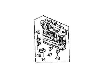 1990 honda civic dx fuse box diagram