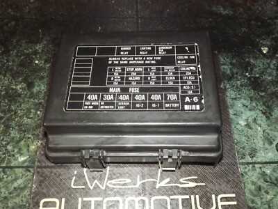 1990 prelude under dash fuse box diagram