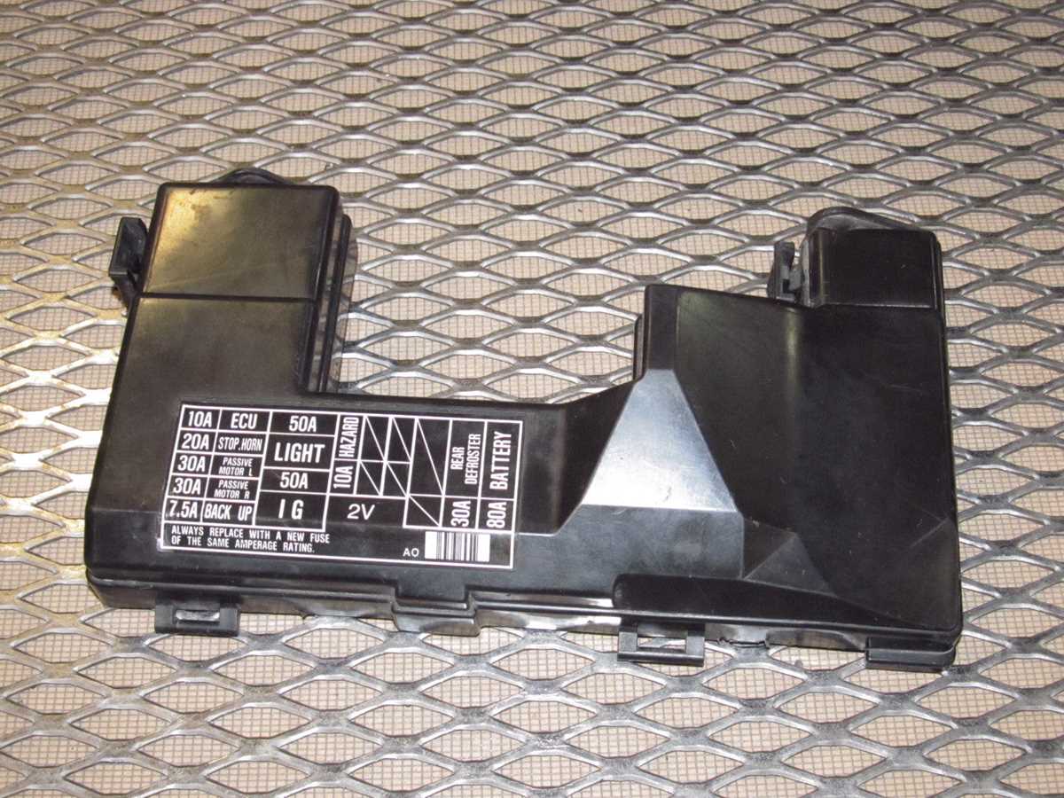 1990 jeep comanche fuse box diagram
