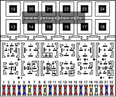 1990 vw corrado fuse box diagram