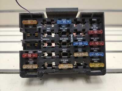 1991 chevy s10 fuse box diagram