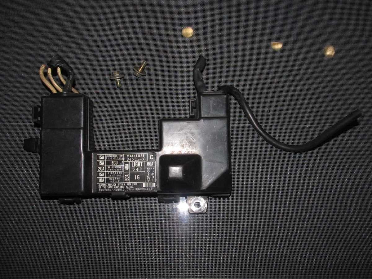 1991 crx fuse box diagram