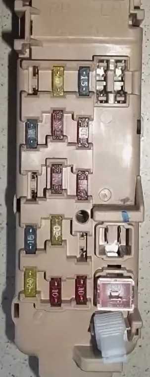 1991 mazda protege fuse diagram