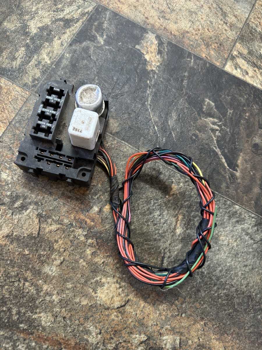 1991 camaro rs fuse diagram