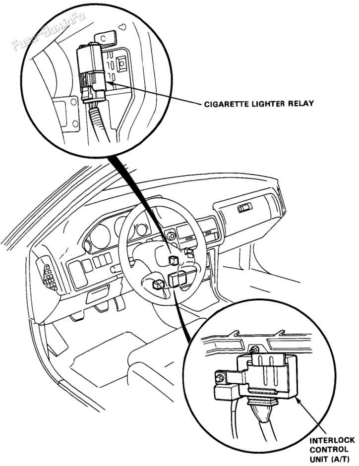 1991 integra fuse diagram