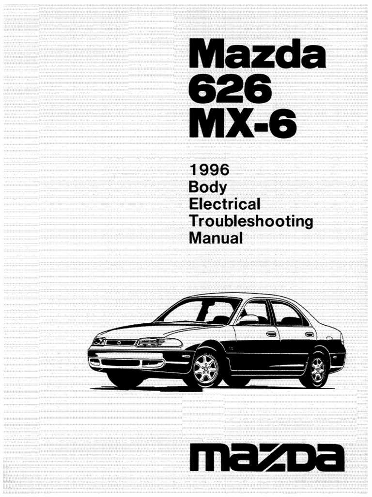 1991 mazda 626 fuse box diagram