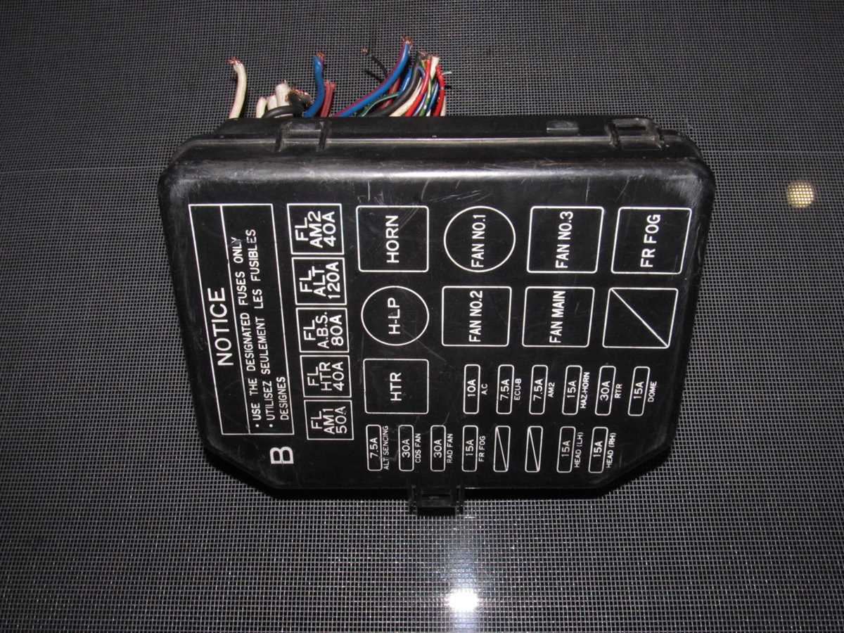 1991 toyota previa fuse box diagram