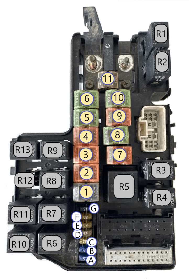 1992 dodge dakota fuse and relay diagram