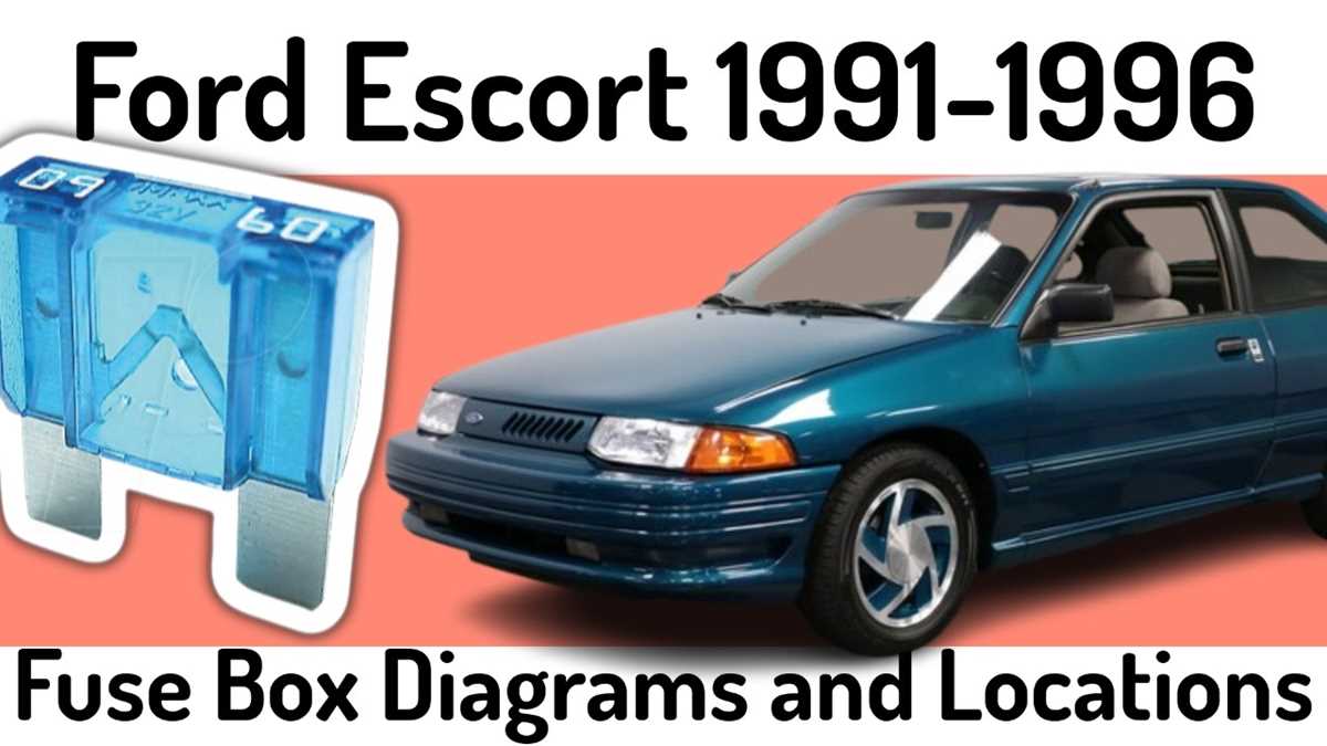 1992 ford escort fuse box diagram