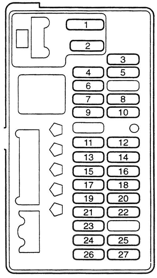 1992 honda civic fuse box diagram
