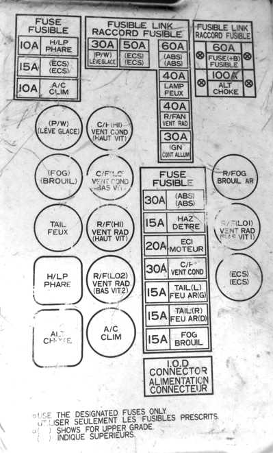 1992 mitsubishi diamante fuse box diagram