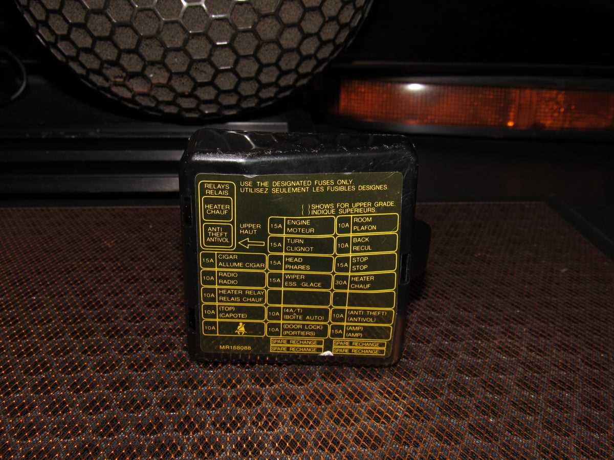 1993 3000gt fuse box diagram