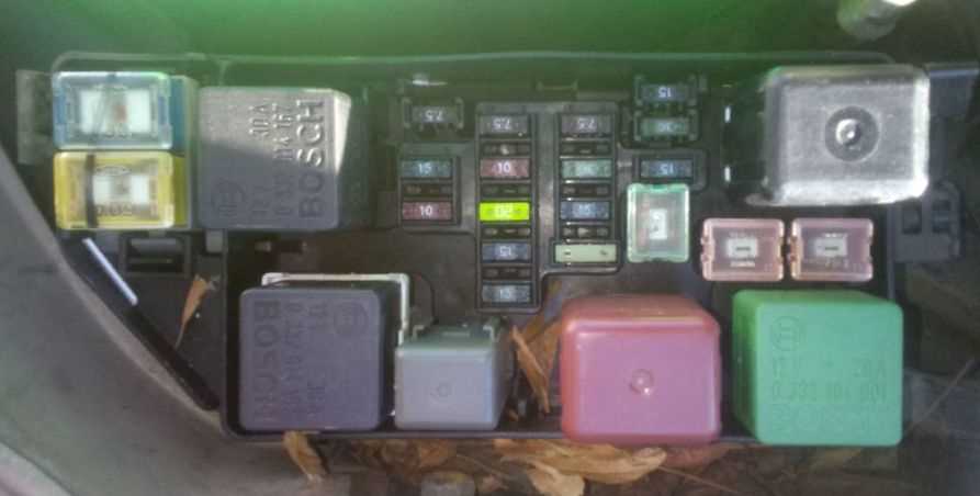 1993 camry fuse diagram